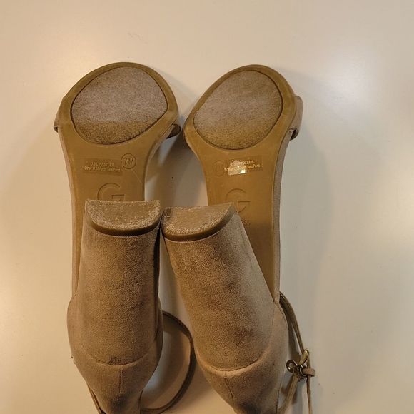 G-BY GUESS-SHANTEL ANKLE STRAP SUEDE WOMEN"S SANDAL - Picture 11 of 14